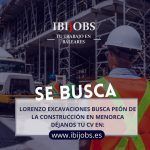 peon construccion menorca empleo laboral jobs work trabajo
