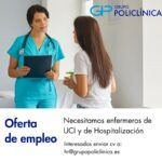 Oferta de empleo. Enfermer@s de UCI y de Hospitalización para Ibiza