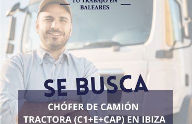 Oferta de Empleo para CHÓFER de Camión Tractora C1+E+CAP