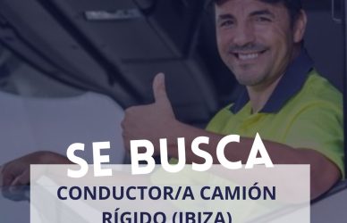 Trabajo de Conductora Camión Rígido - IBIZA