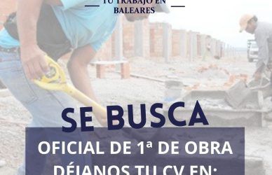 oferta-empleo-trabajo-oficial-1-obra-baleares-mallorca-menorca-ibiza